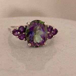 Mystic Topaz ring - size 6